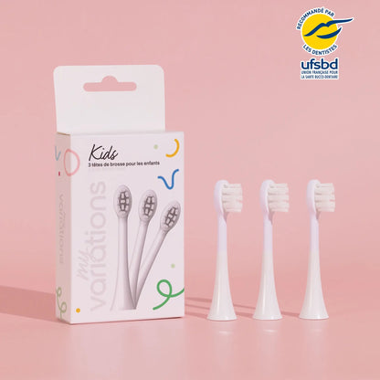 Pack 3 Têtes de Brosse - Enfant